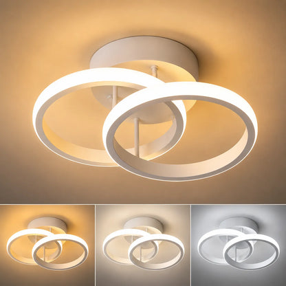 ORBÉLIA™ Moderne | Plafonnier à LED Design avec lumière 3 couleurs