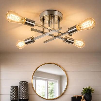 NORDÉLIA™ Rétro | Élégant plafonnier à led pour les chambres