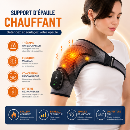 Masseur Cervical Chauffant THERMOFLEX™ | Massage nuque épaules