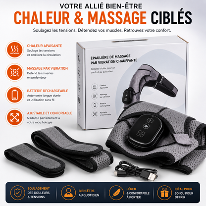 Masseur Cervical Chauffant THERMOFLEX™ | Massage nuque épaules