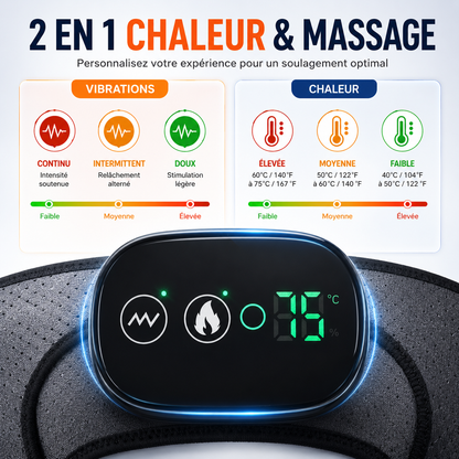 Masseur Cervical Chauffant THERMOFLEX™ | Massage nuque épaules