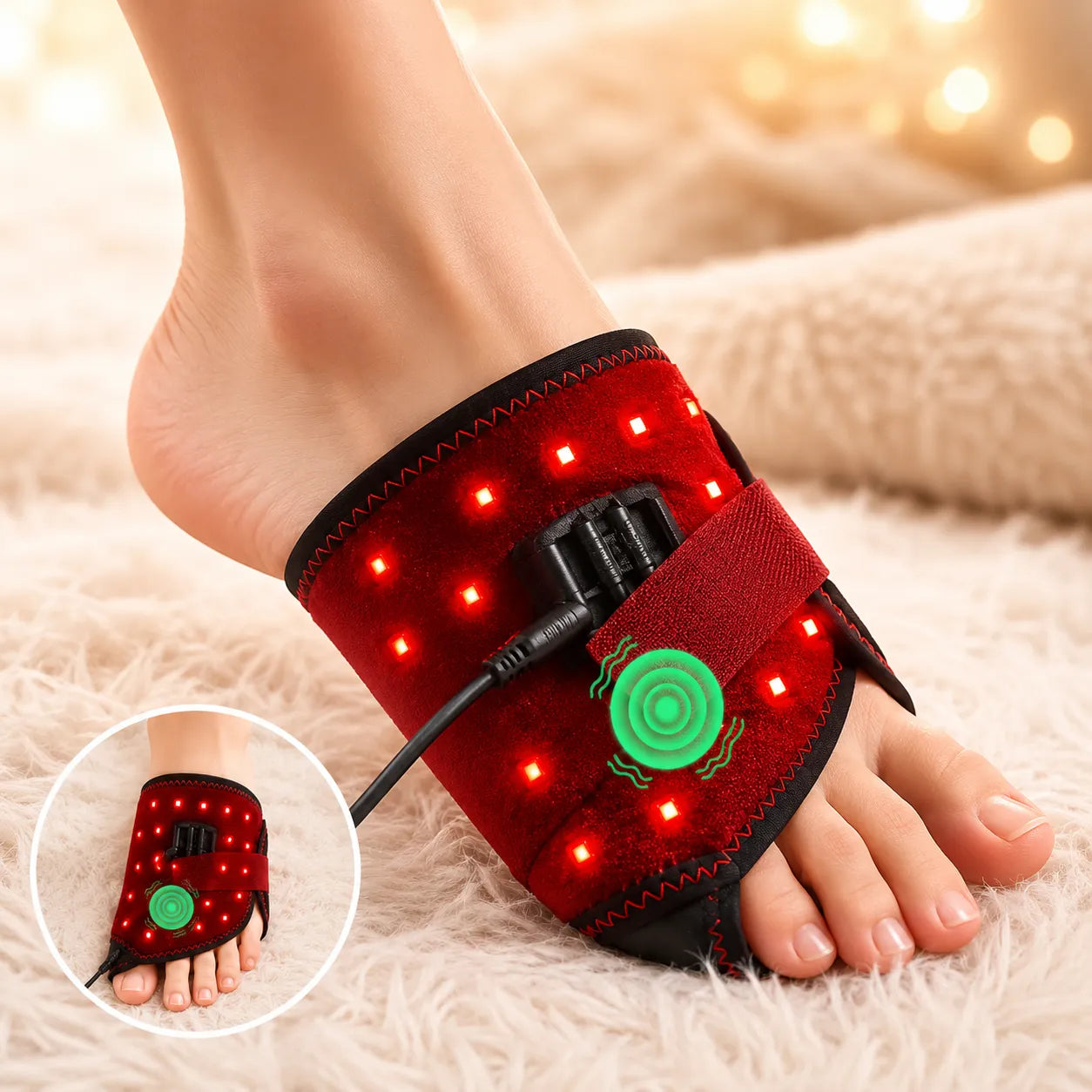 Masseur de Pied Chauffant THERMOSTEP™ | Appareil massage pour pied et cheville