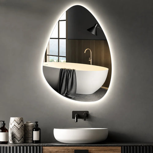 Miroir Salle de Bain LED ÉLORIA™ anti-buée 3 couleurs