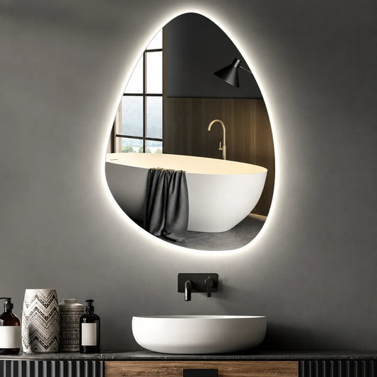 Miroir Salle de Bain LED ÉLORIA™ anti-buée 3 couleurs