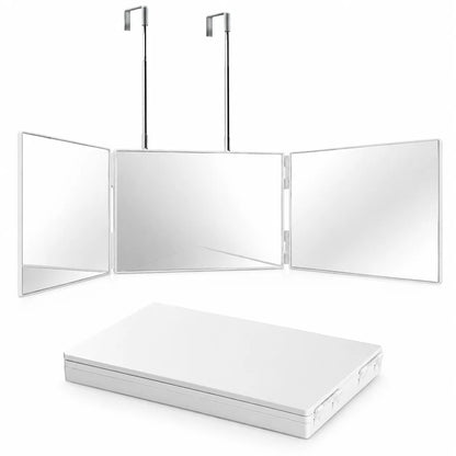 Miroir Salle de Bain & Coiffeuse Pliable VELMIRA