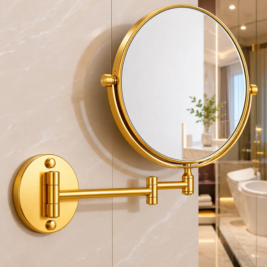 Miroir Salle de Bain Double Face ÉLÉGANCIA grossissant 8 pouces