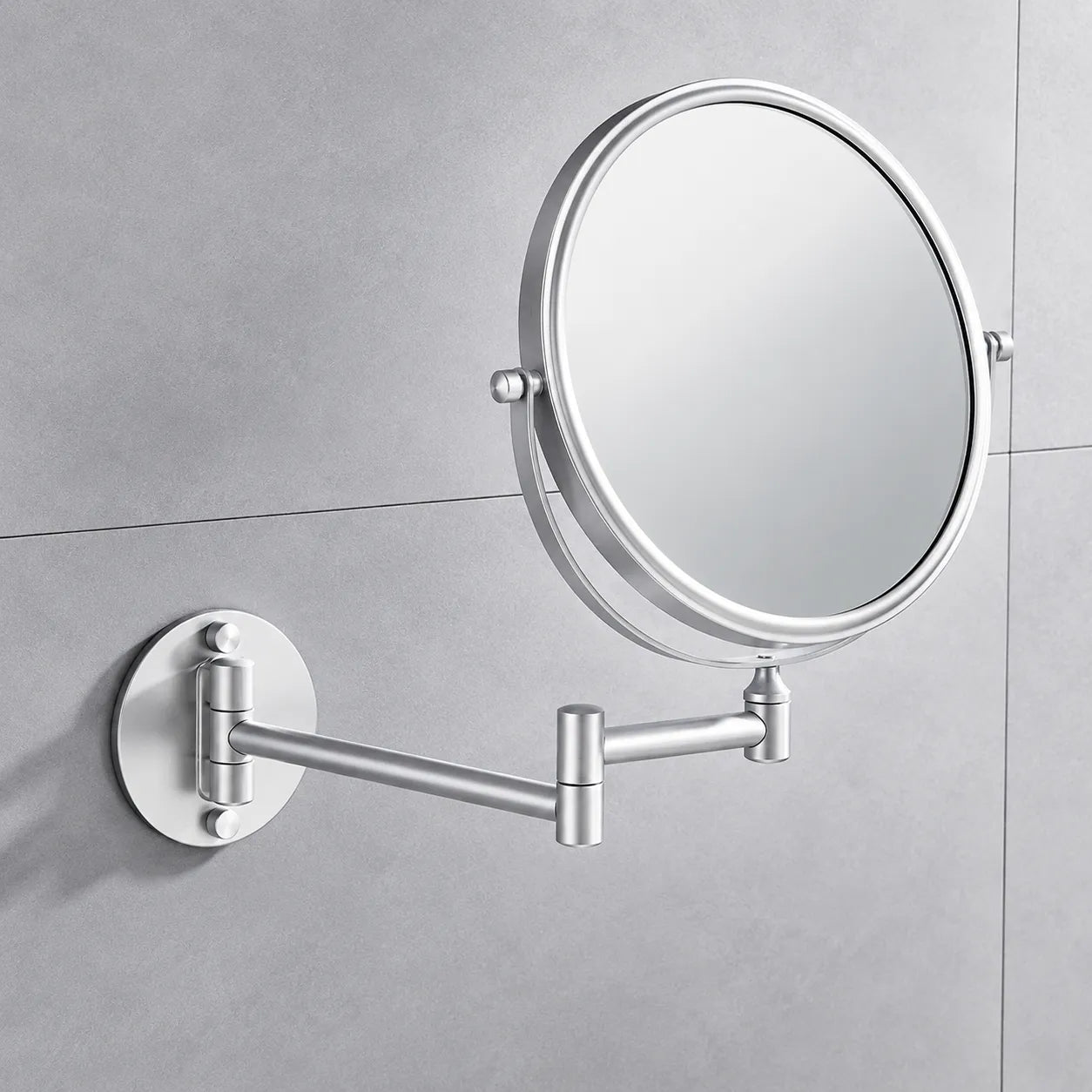 Miroir Salle de Bain Double Face ÉLÉGANCIA grossissant 8 pouces