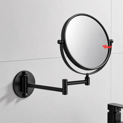 Miroir Salle de Bain Double Face ÉLÉGANCIA grossissant 8 pouces