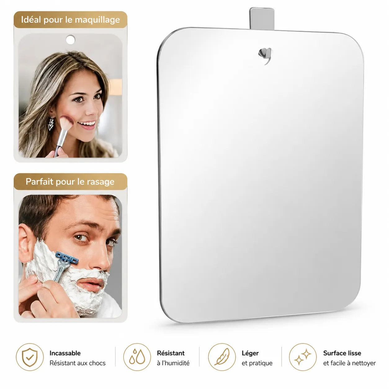 Miroir Salle de Bain Portable AQUAVIEW
