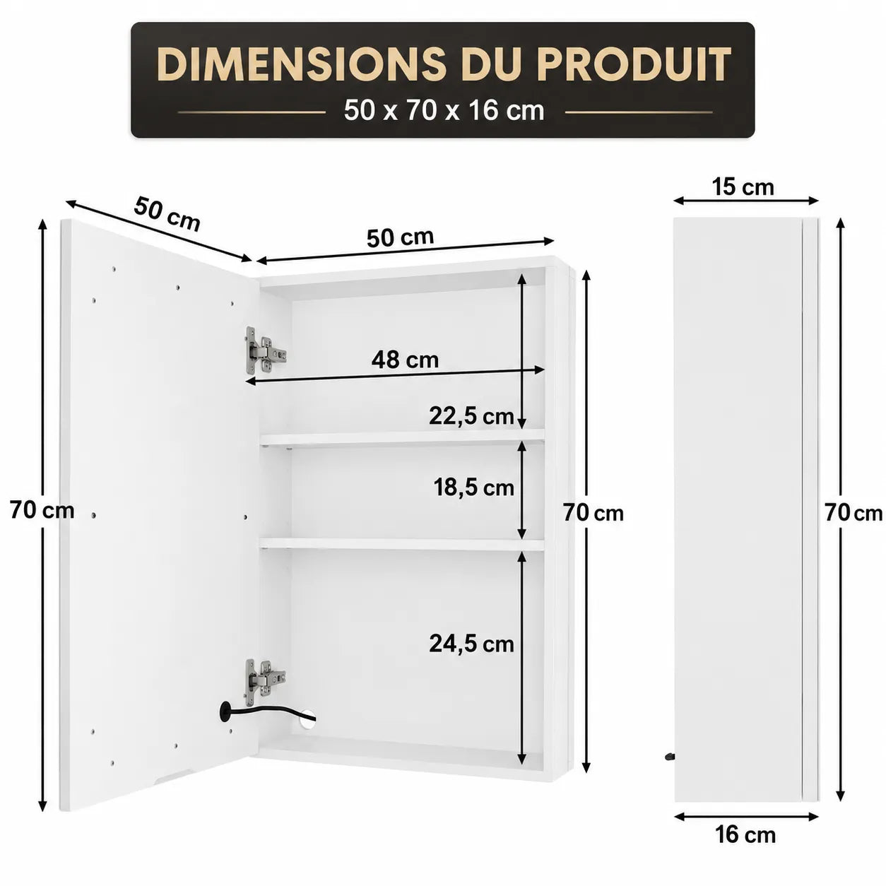 Miroir Salle de Bain LED NOVALIS™