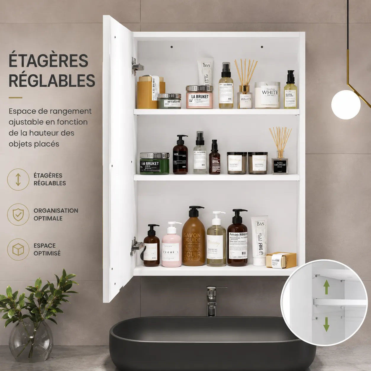 Miroir Salle de Bain LED NOVALIS™