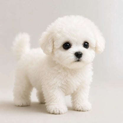 Chiot robot réaliste en peluche