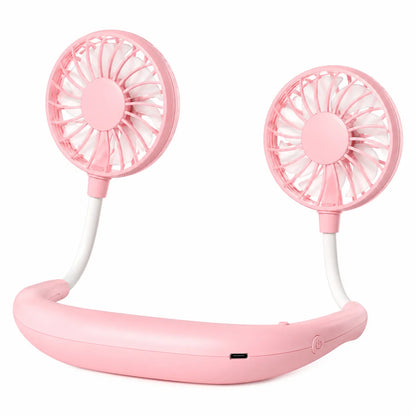 Ventilateur de Cou Portable AirFlex | ventilateur portable rechargeable USB 3 vitesses