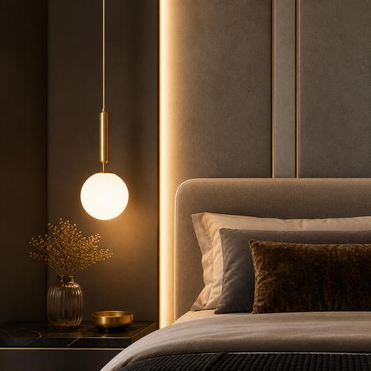 Luminaire pour une chambre - Lustre chambre moderne