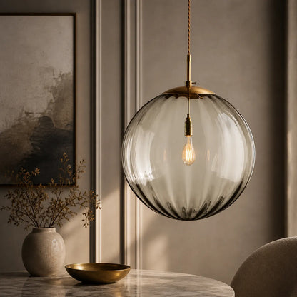 Evar- Suspension Verre Coloré Design Moderne