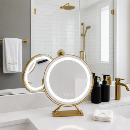 Lumina Miroir led Coiffeuse | Élégant & Sans Fil - miroir à maquillage
