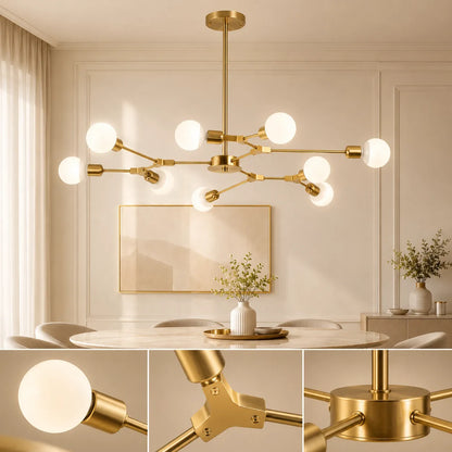 Auréa™ Élégance | lustre salon moderne - lustre cuisine moderne