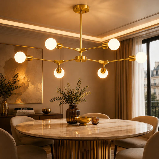Auréa™ Élégance | lustre salon moderne - lustre cuisine moderne