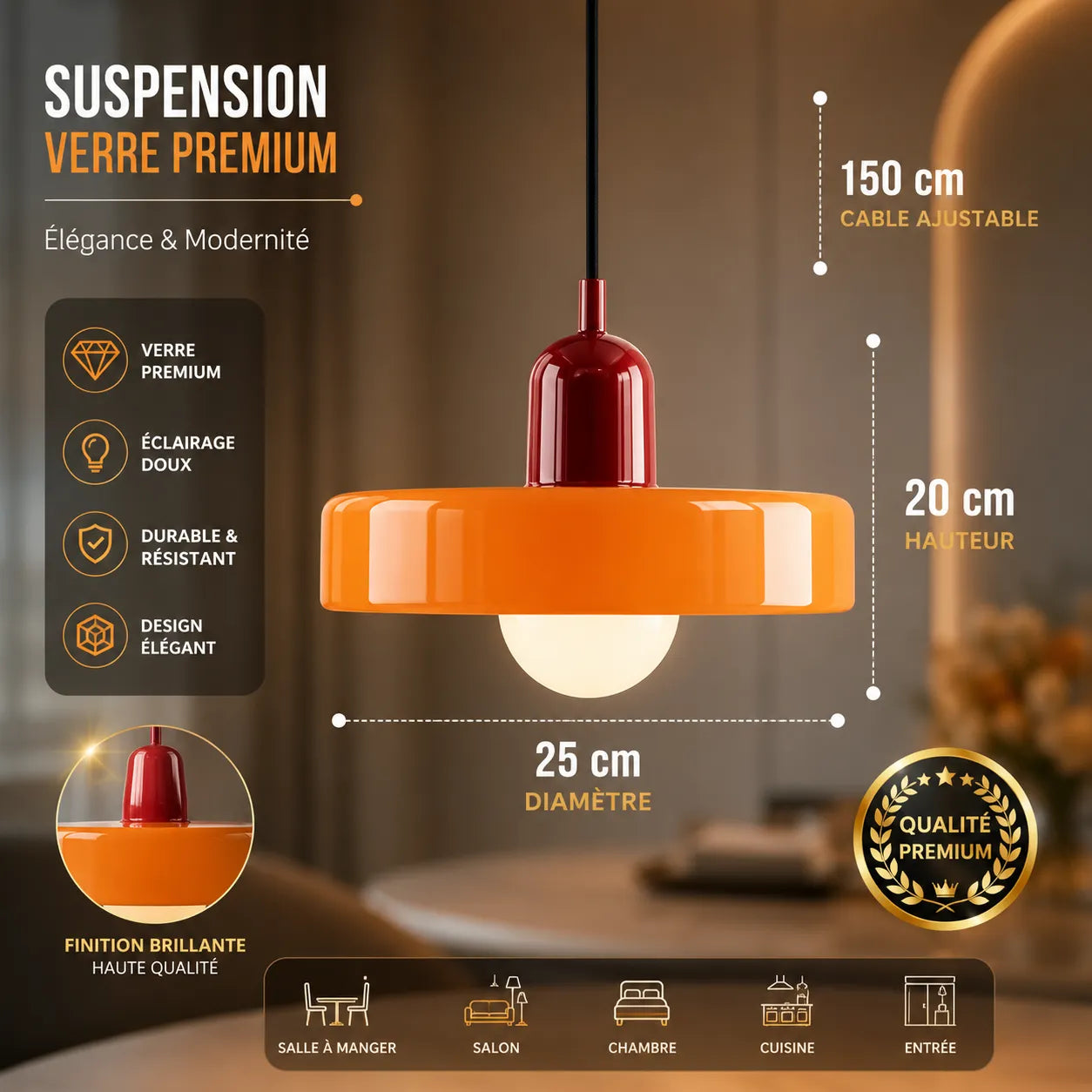 Sonaron™ Nordique | Élégante applique murale LED moderne