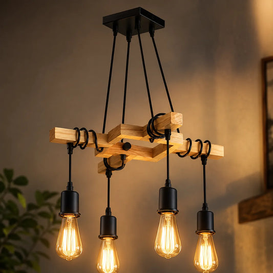 Lofténa™ Vintage | Industriel lustre salon et pour salle à manger
