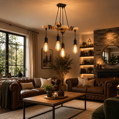 Lofténa™ Vintage | Industriel lustre salon et pour salle à manger
