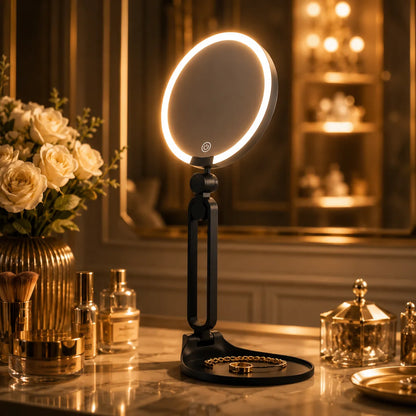 LUMIPRO™ Élégance | Miroir Maquillage LED et coiffeuse