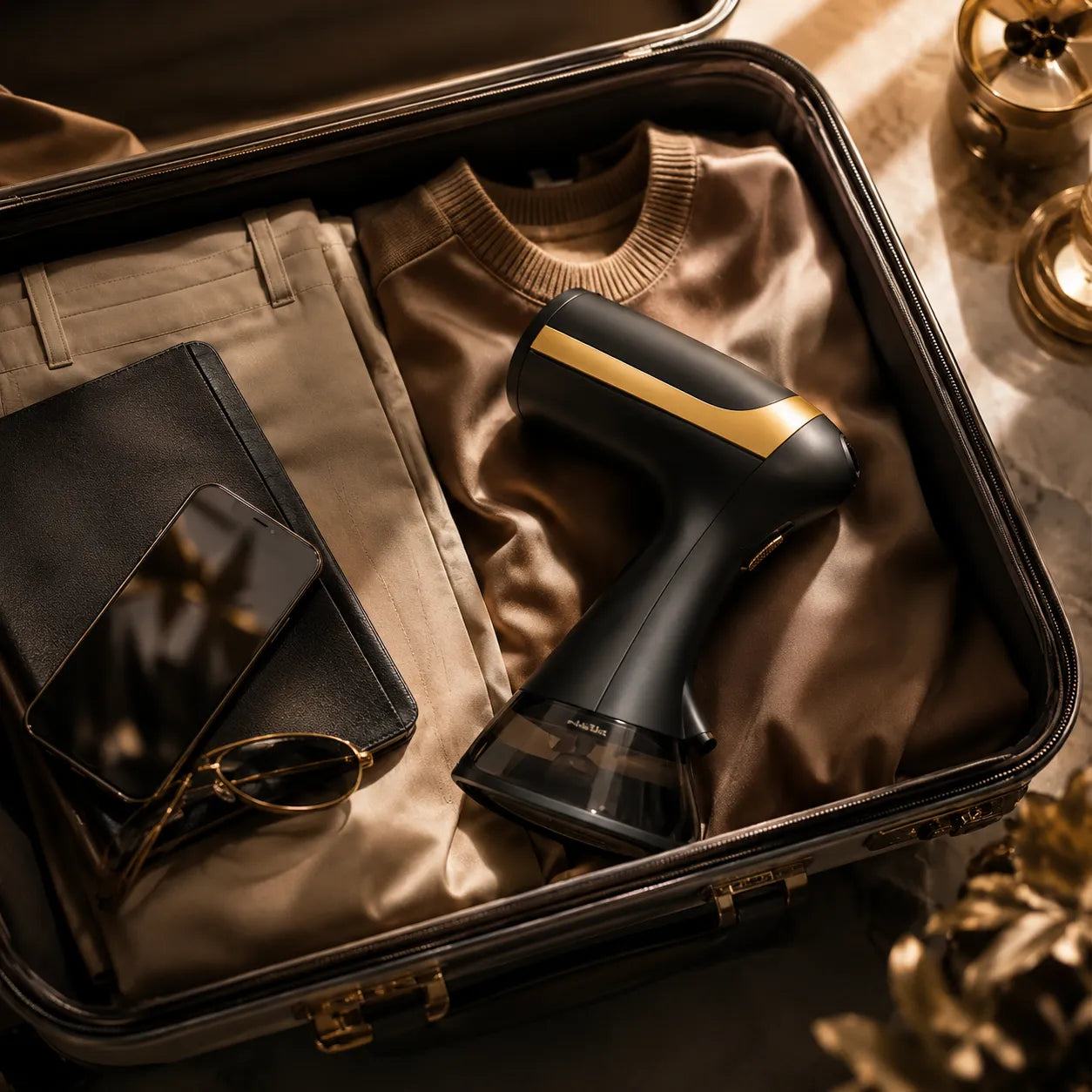 VAPORIA™ Nomade | Défroisseur vapeur portable compact pour maison et voyage