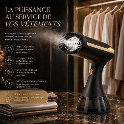 VAPORIA™ Nomade | Défroisseur vapeur portable compact pour maison et voyage