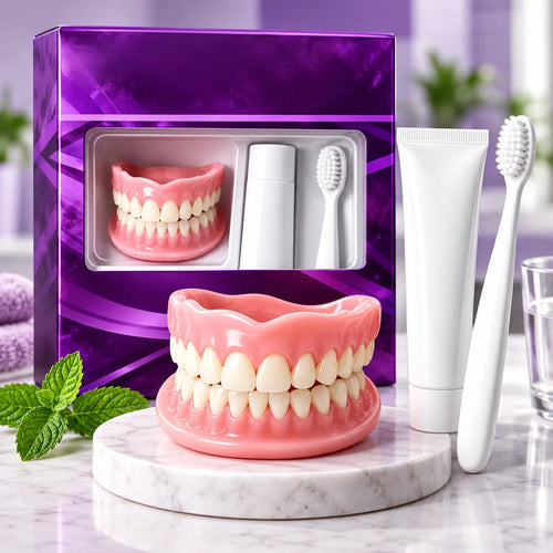 Facettes Dentaires Amovibles Smilé | Fausses dents cosmétiques en silicone, haut et bas