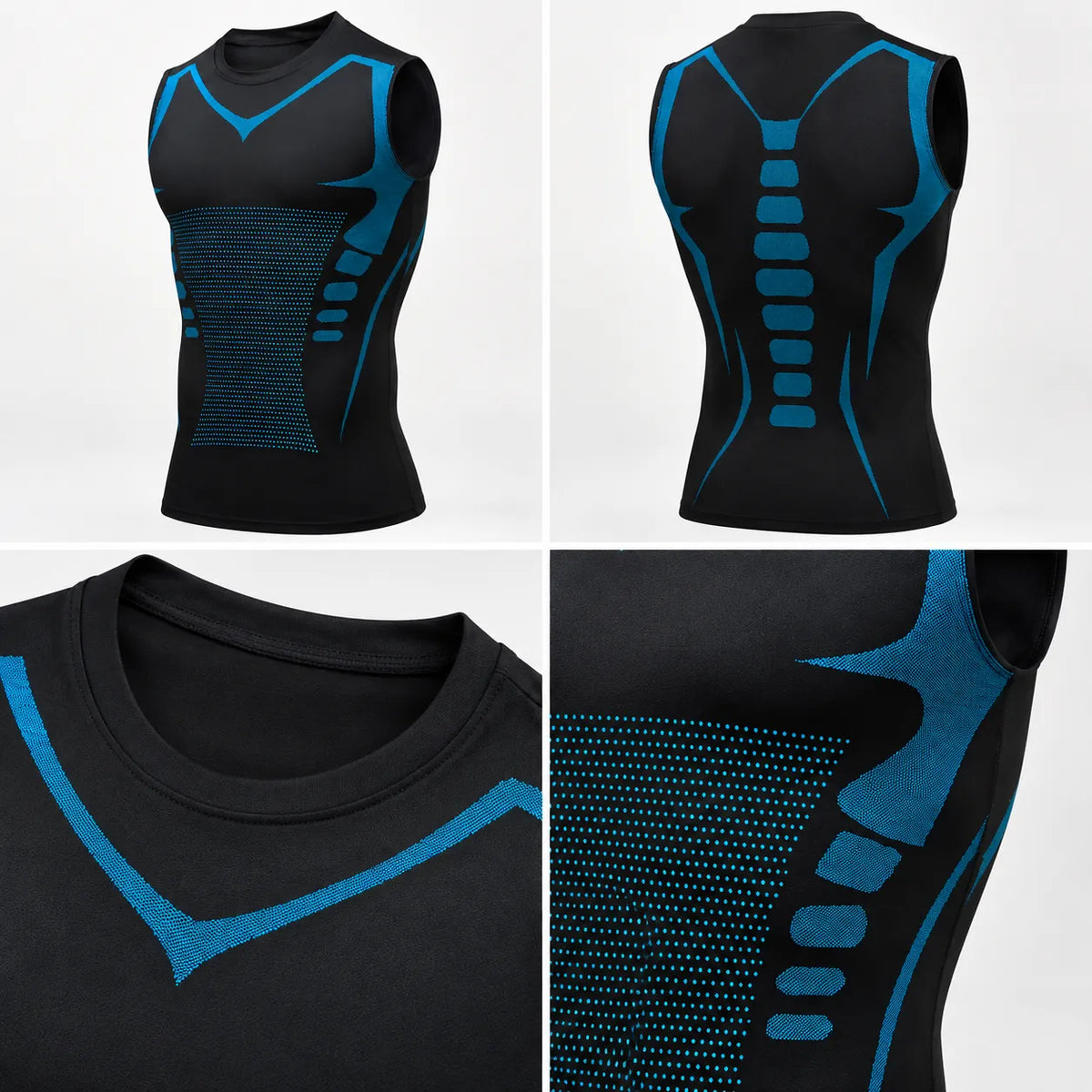 Débardeur Gainant VITA BOOST | T-shirt de compression sculptant, homme et femme