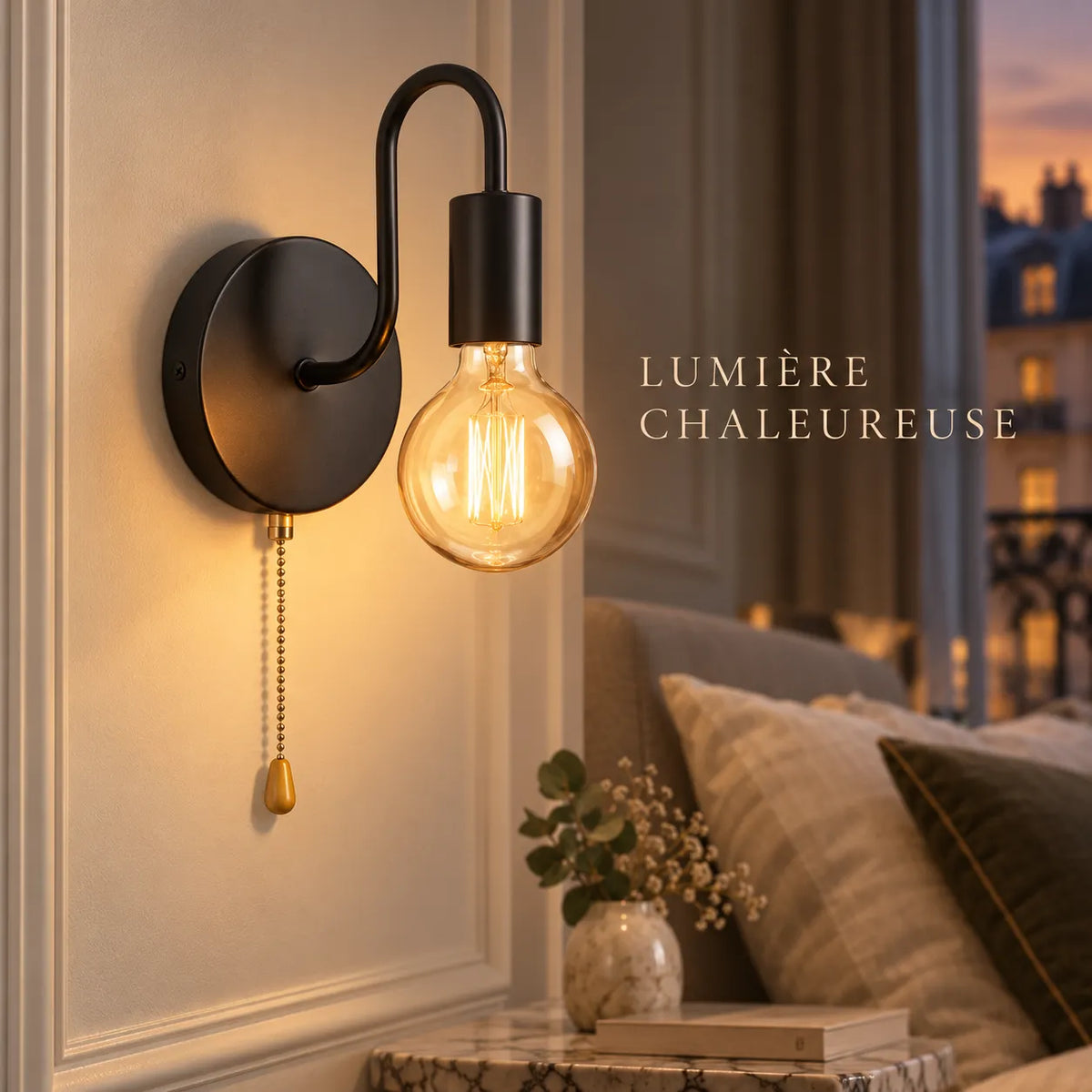 Applique Murale pour Chambre LED G9 Dorée avec Double Éclairage Haut et Bas – Nordeva