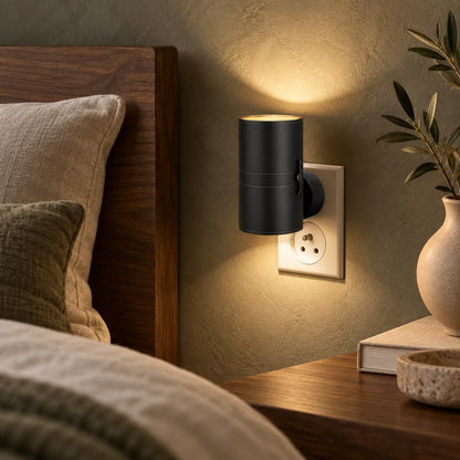 Applique Murale pour Chambre Sensa | Veilleuse à prise avec capteur crépusculaire, couloir et chambre