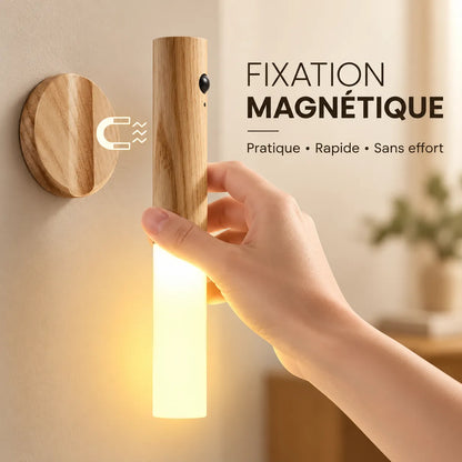 Applique Murale pour Chambre Magna | Veilleuse magnétique rechargeable avec détecteur de mouvement