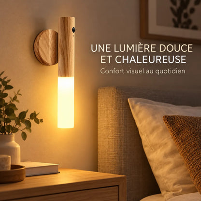 Applique Murale pour Chambre Magna | Veilleuse magnétique rechargeable avec détecteur de mouvement