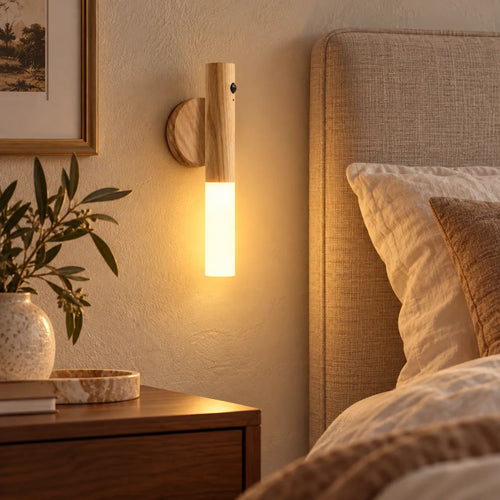 Applique Murale pour Chambre Magna | Veilleuse magnétique rechargeable avec détecteur de mouvement
