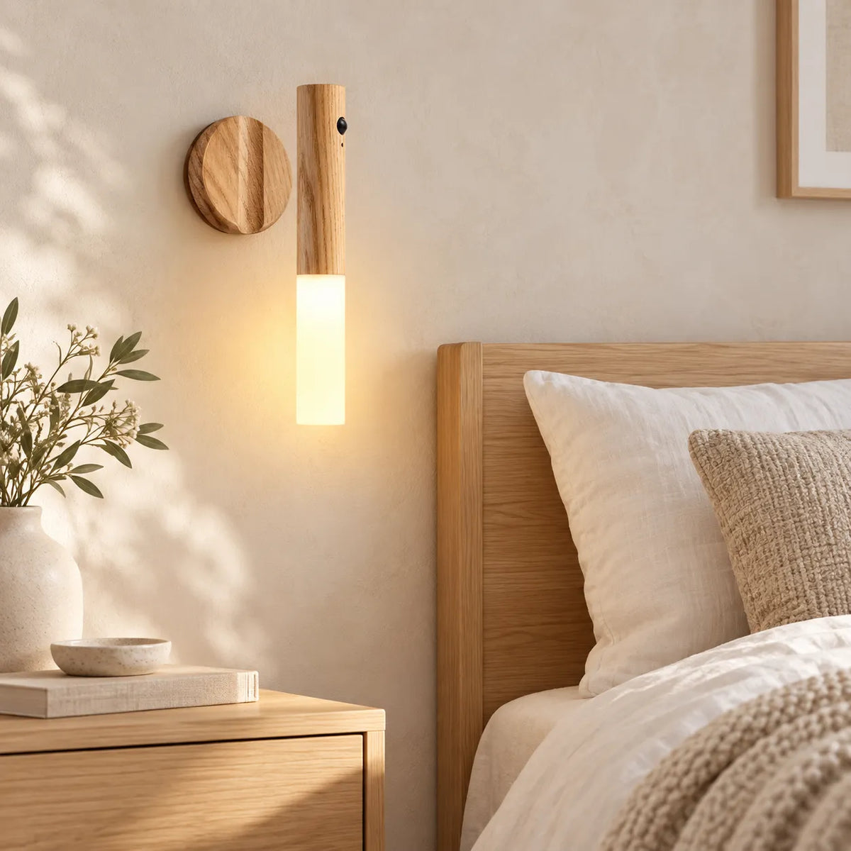 Applique Murale pour Chambre Magna | Veilleuse magnétique rechargeable avec détecteur de mouvement