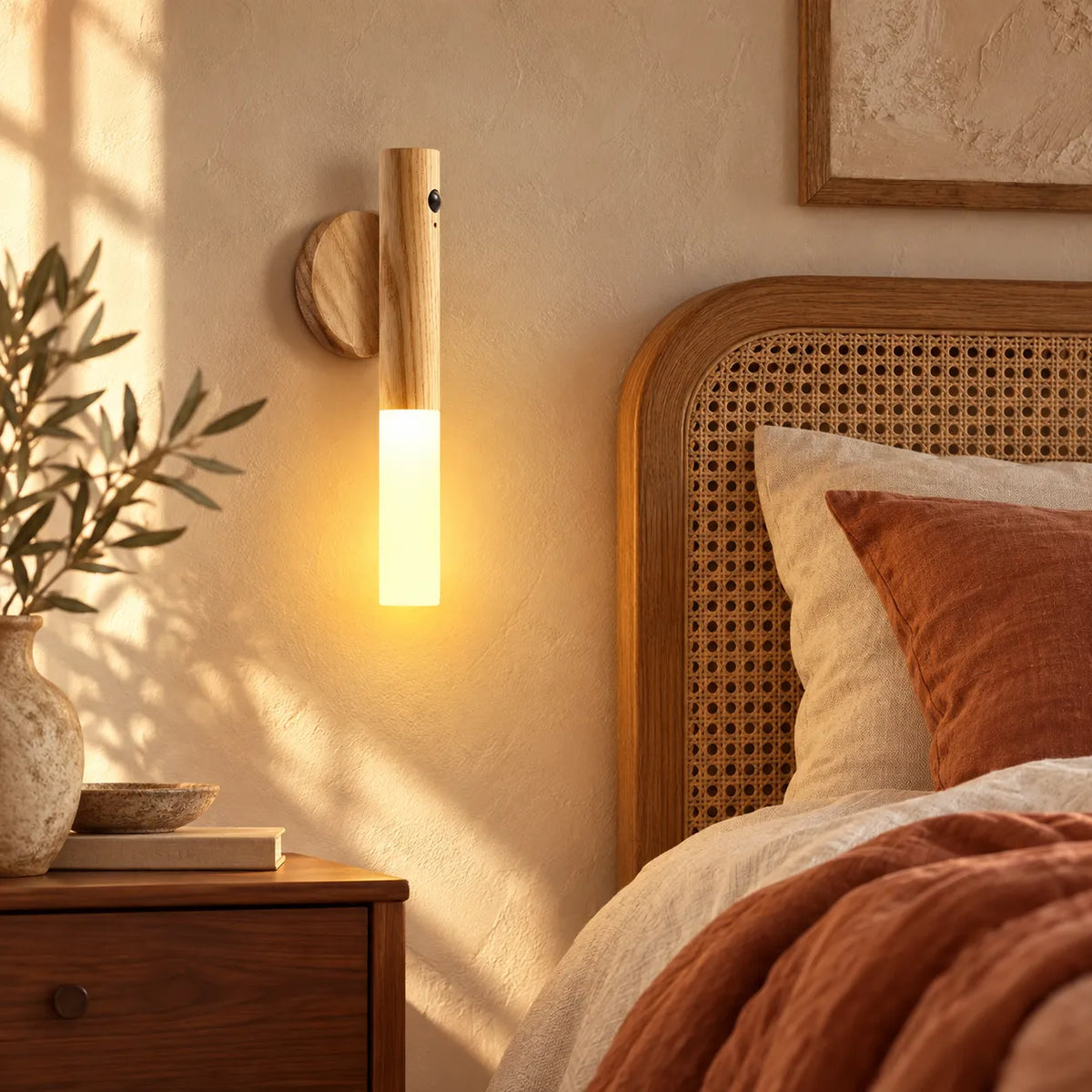 Applique Murale pour Chambre Magna | Veilleuse magnétique rechargeable avec détecteur de mouvement