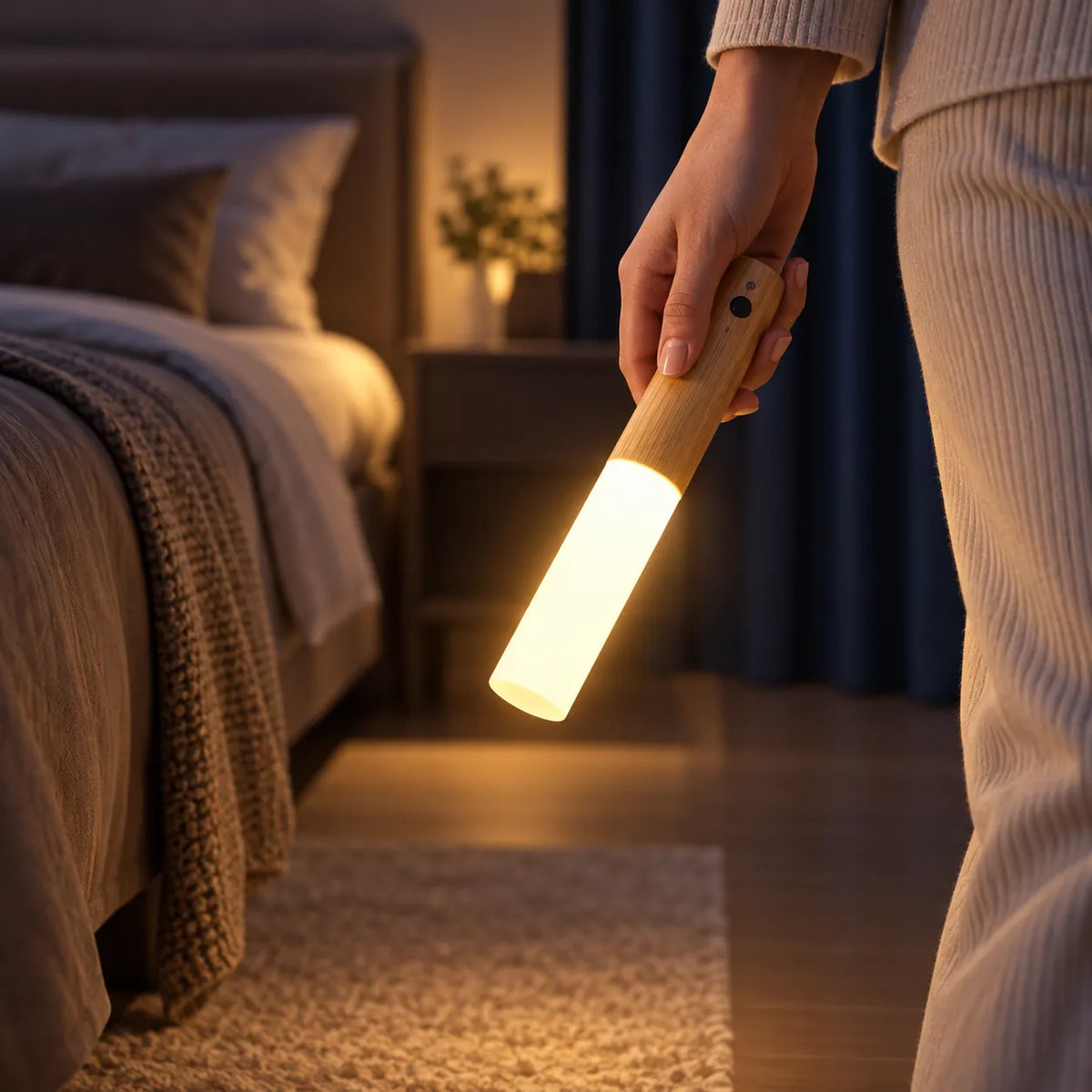 Applique Murale pour Chambre Magna | Veilleuse magnétique rechargeable avec détecteur de mouvement