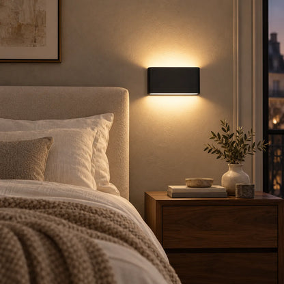 Applique Murale Nordica Alu | Lampe murale en aluminium étanche IP65, chambre et salle de bain