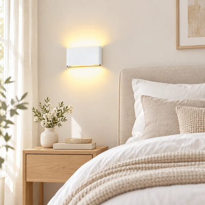 Applique Murale Nordica Alu | Lampe murale en aluminium étanche IP65, chambre et salle de bain