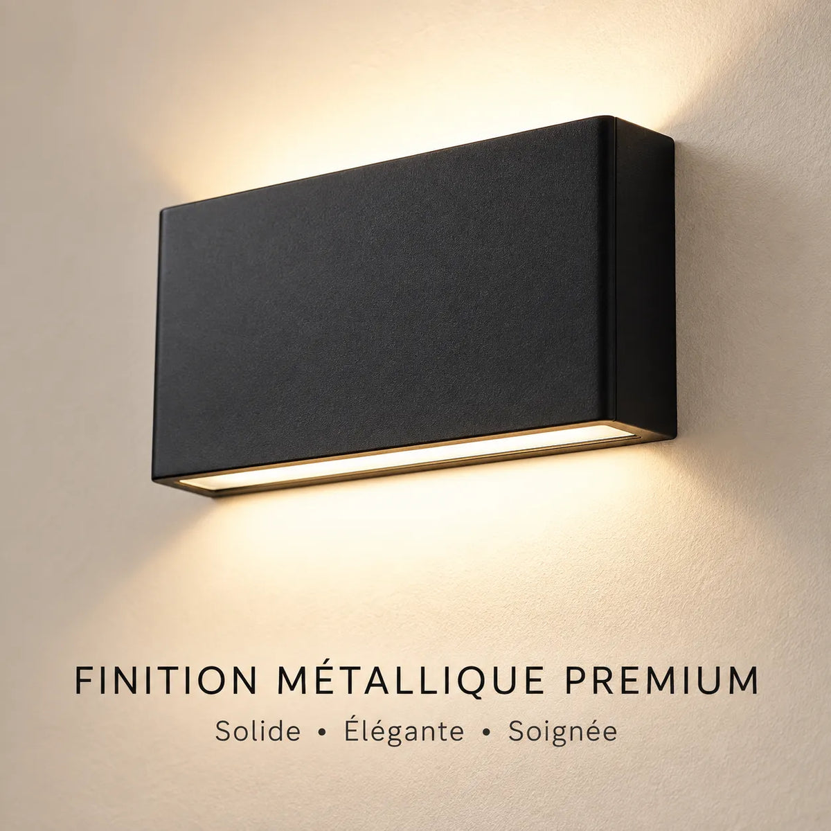 Applique Murale Nordica Alu | Lampe murale en aluminium étanche IP65, chambre et salle de bain