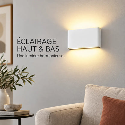 Applique Murale Nordica Alu | Lampe murale en aluminium étanche IP65, chambre et salle de bain