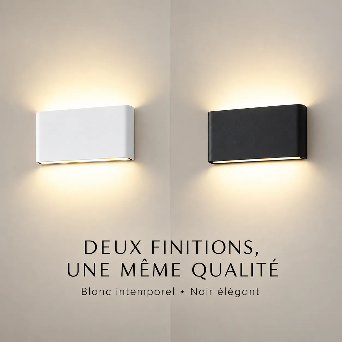 Applique Murale Nordica Alu | Lampe murale en aluminium étanche IP65, chambre et salle de bain