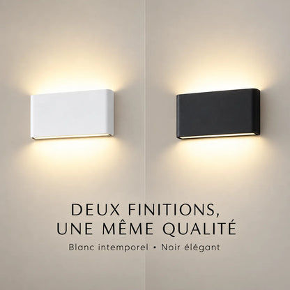 Applique Murale Nordica Alu | Lampe murale en aluminium étanche IP65, chambre et salle de bain
