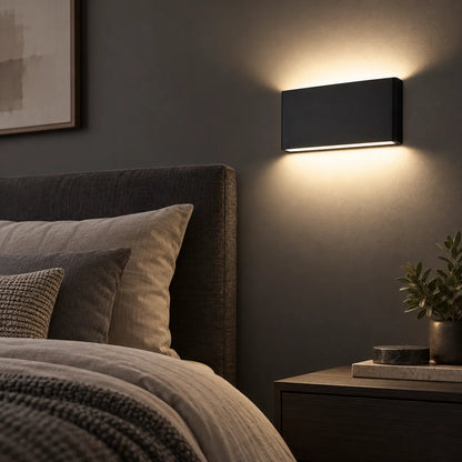 Applique Murale Nordica Alu | Lampe murale en aluminium étanche IP65, chambre et salle de bain