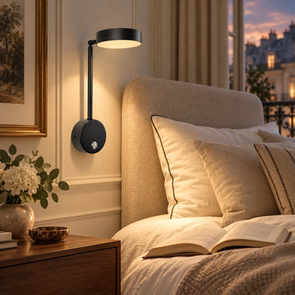 Applique Murale 9W | Lampe murale LED avec interrupteur, chambre et salon
