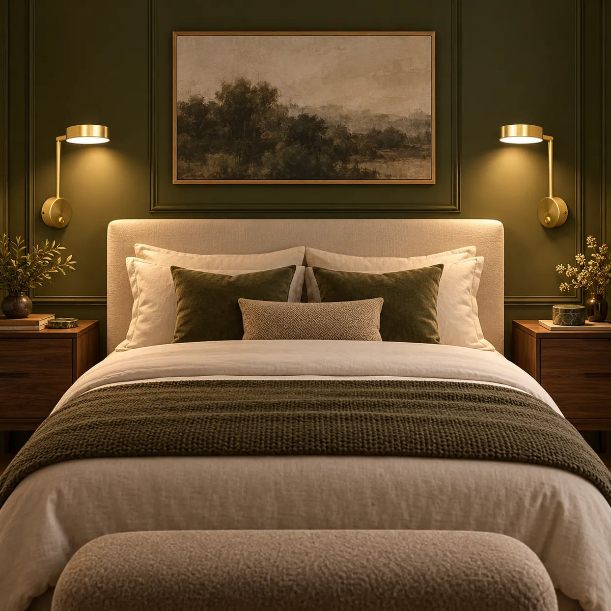 Applique Murale 9W | Lampe murale LED avec interrupteur, chambre et salon