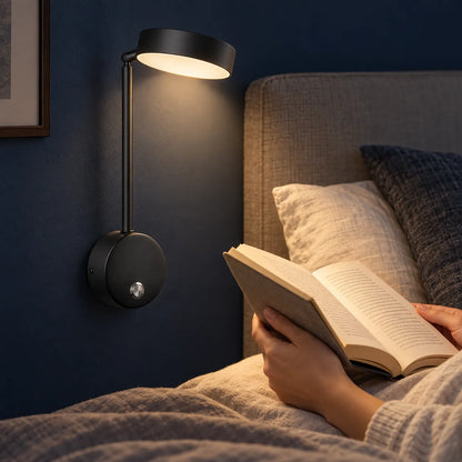 Applique Murale 9W | Lampe murale LED avec interrupteur, chambre et salon