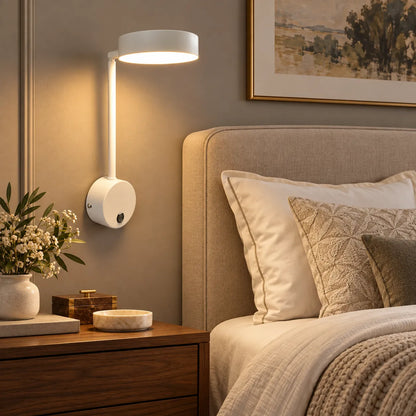 Applique Murale 9W | Lampe murale LED avec interrupteur, chambre et salon