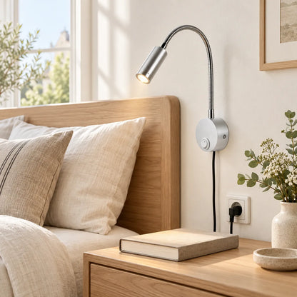 Applique Murale Flexa | Lampe murale LED flexible pour lecture, chevet et bureau